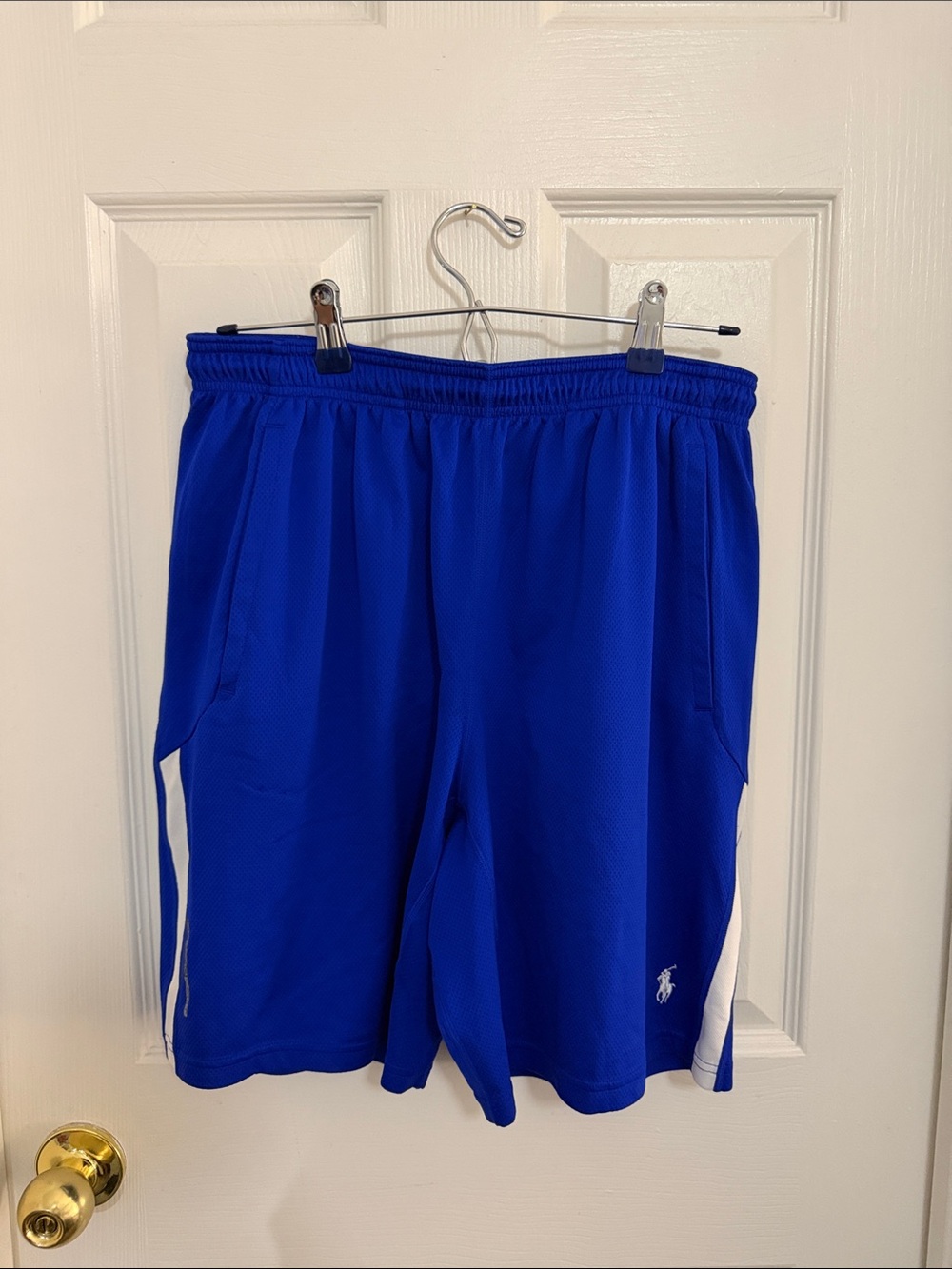 Polo by Ralph Lauren Royal Blue Athletic Shorts with White Trim